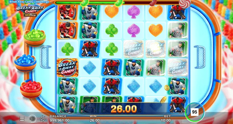 Break Away Candy - активирање Free Spins со растечки Multiplier Trail