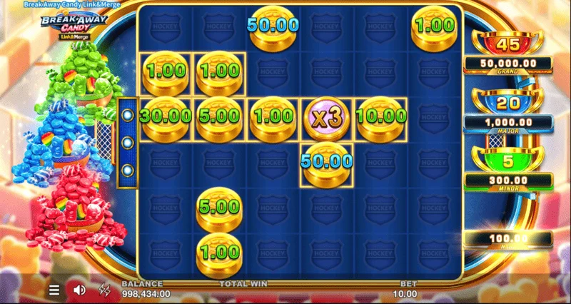 Break Away Candy - Mixed Bonus со три истовремени модификатори